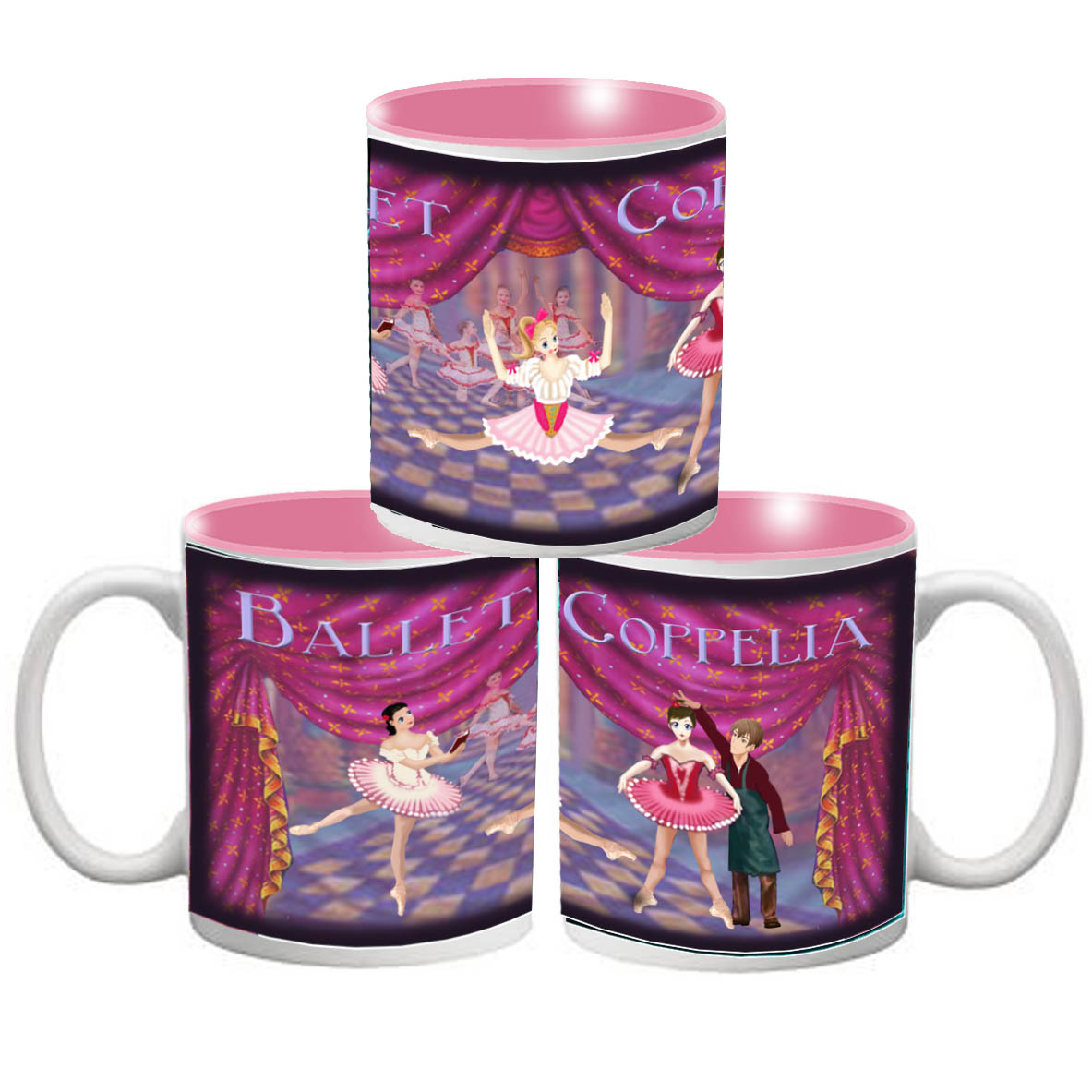 Nutcracker Ballet Mug COPPELIAW Coppelia Ballet Wrap Design